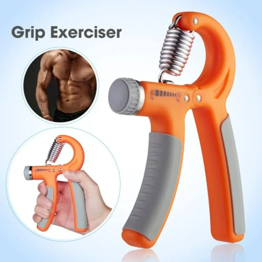 Hand Grip Trainer Gripper Strengthener Resistance Gym Wrist Strength Exerciser