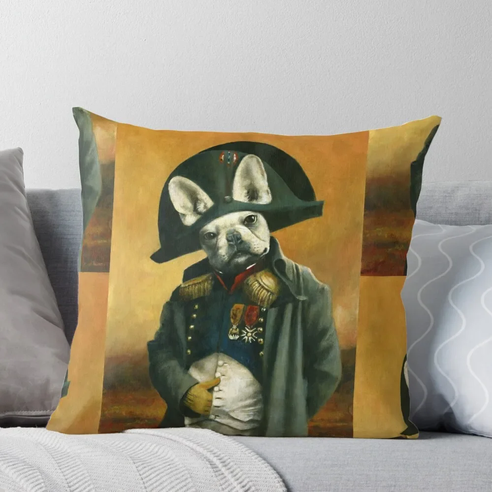 

Napoleon French Bulldog Throw Pillow Pillow Covers Decorative Plaid Sofa