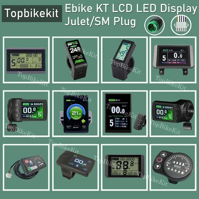 Compteur d'affichage LCD LED pour vélo électrique, affichage KT, 24V, 36V, 48V, HV 3, 4, 5, 8, 9, 10/11, LED890, LED900S 1