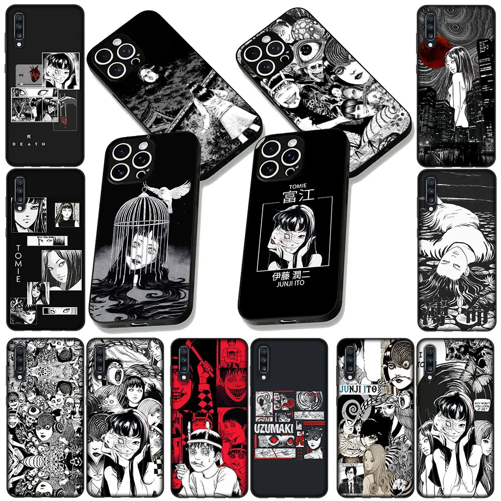 Junji Ito Collection Flexible Phone Cover - Artistic Design Protective Case
