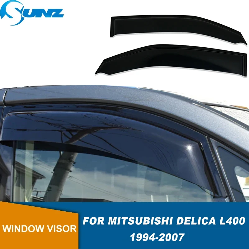 Car Side Window Deflector For Mitsubishi Delica L400 1994 1995