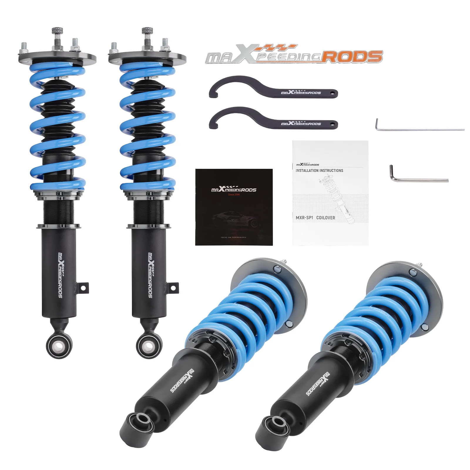 

MaXpeedingrods COT6 регулируемые койловеры для опускания катушек для Toyota Supra 86-93 койловеры амортизационные стойки Передняя и задняя