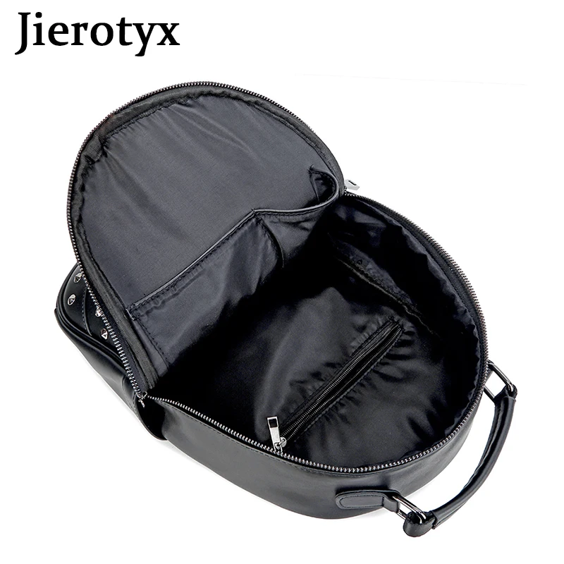 JIEROTYX Personalized 3D Snake Studded PU Leather Casual Laptop Backpack School Bag Gothic Vintage Rivet Travel Bags for Women