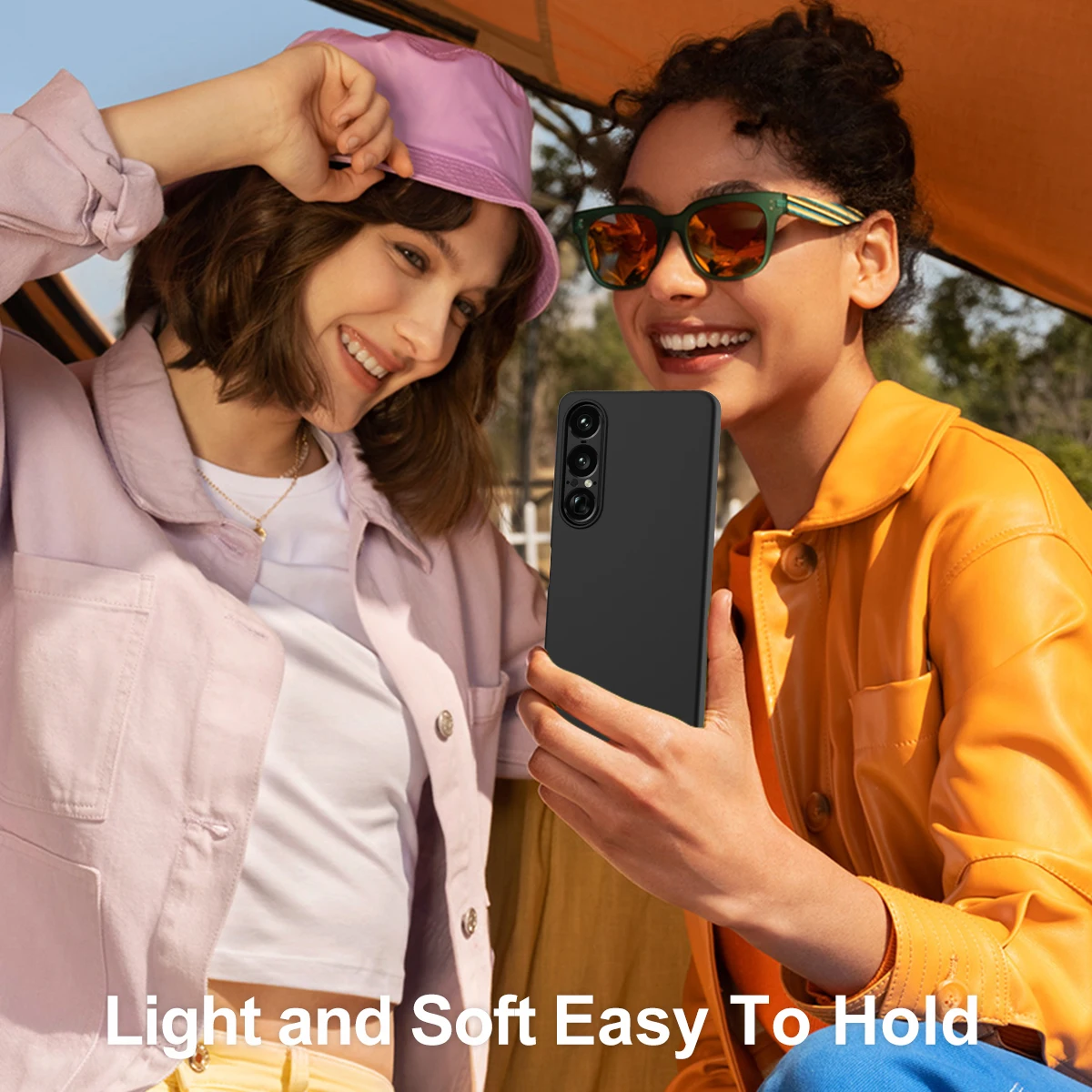 Magnetic Silicone Soft Back Protective Case Cover