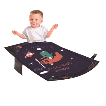 Letto portatile per aereo da viaggio per bambini, poggiapiedi per gambe, stile amaca, poggiapiedi per bambini, comodo pieghevole
