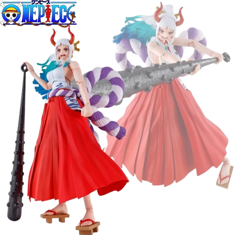 Brand-New Original Bandai S.H. Figuards Yamato Shf Kaido One Piece Ghost Island Cross Assembly Anime Action Figures Giocattoli Regali