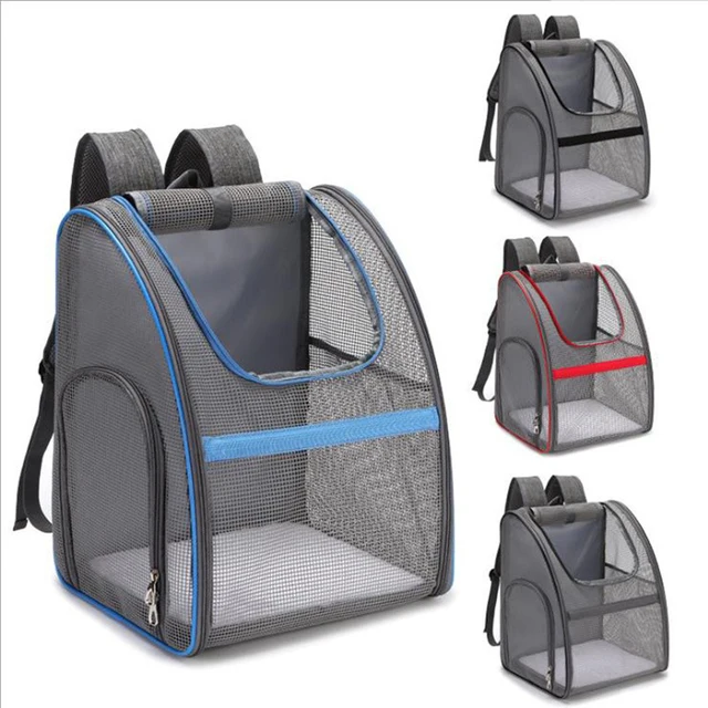 Pet backpack dog cat small dog out wire fully transparent backpack portable foldable backpack breathable pet supplies Pet backpack dog cat small dog out wire fully transparent backpack portable foldable backpack breathable pet supplies