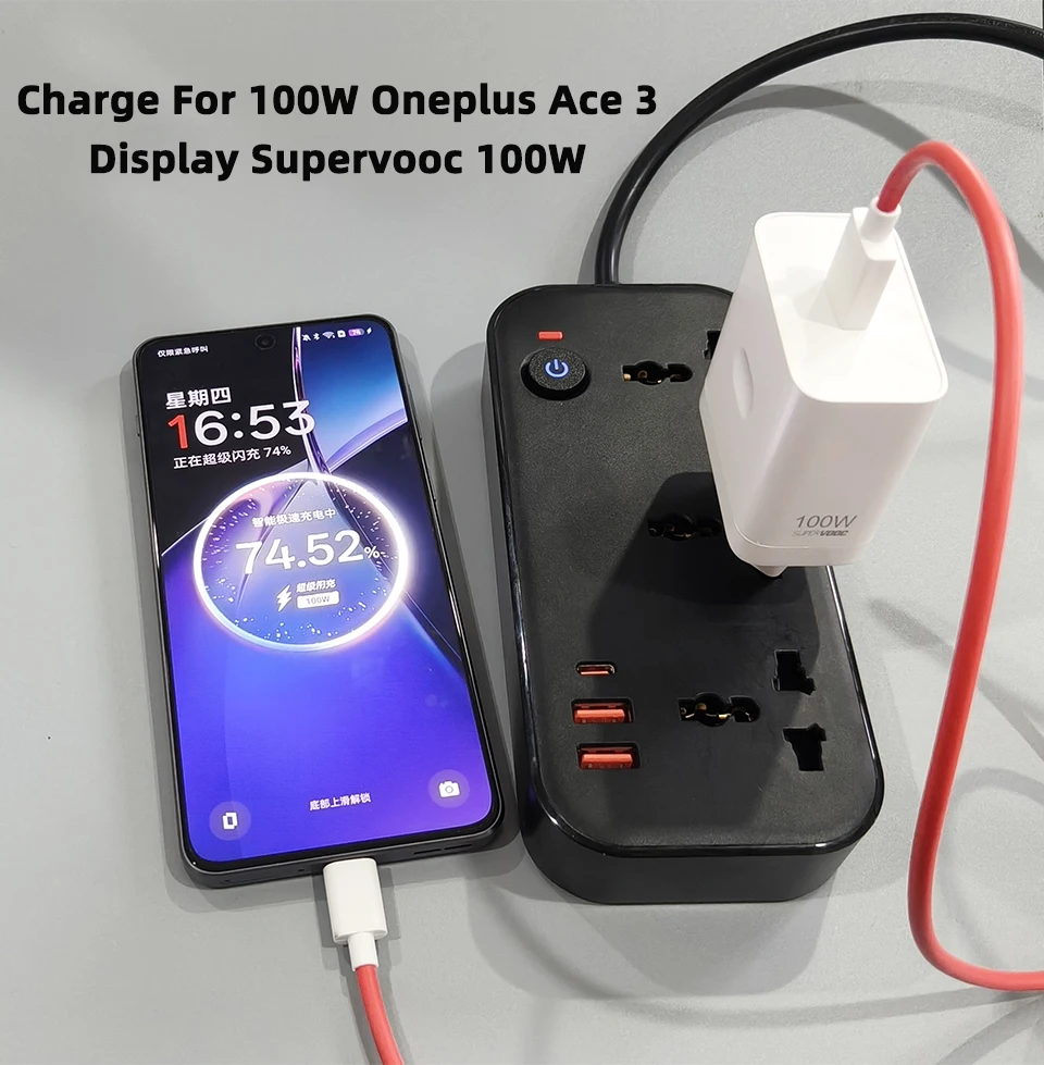 Original OnePlus SuperVOOC High-Speed Travel Power Adapter