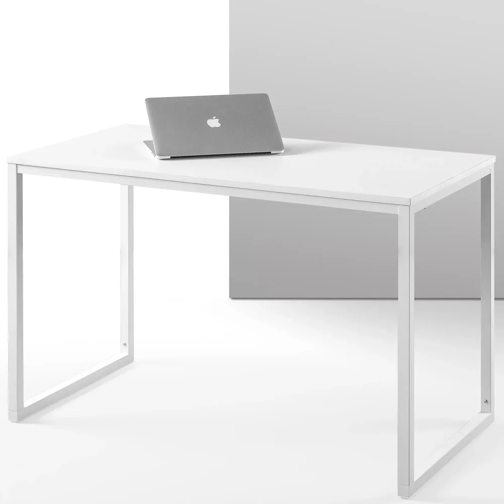 

47" X 29" White Frame Desk Room Desk to Study Table Computer Desks Furniture Reading Office Accessories Laptop