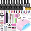 Professional Nail Set UV Nail Lamp With Nail Gel Polish Kit And Electric Nail drill Full Manicure Tools Sets For Salon and Home 1