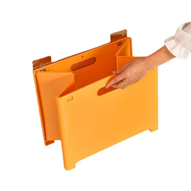 A Mosodai Kosár Összecsukása Falra Szerelt Fürdőszobai Mosoda Kivehető Egy Kézi Kosárral - Image 6