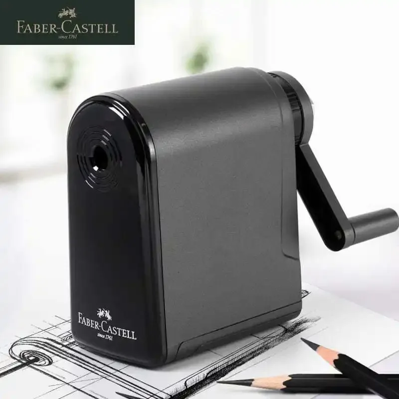 

Длинная точилка для карандашей Faber Castell, ручная точилка для художественных древесных карандашей/чертежей/эскизов, регулируемые точки