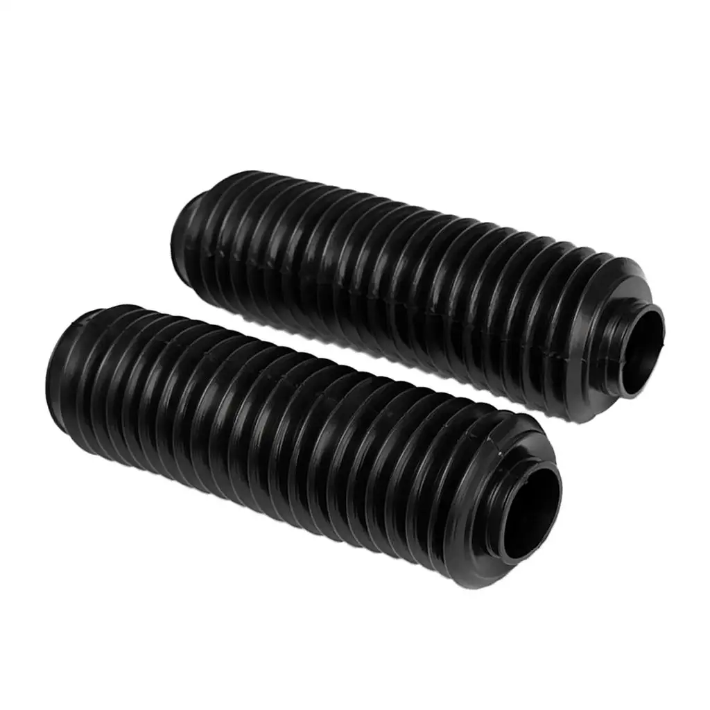 

2 Pcs Universal Black Rubber Dust Cover Shock Absorber Cover for Motorcycle