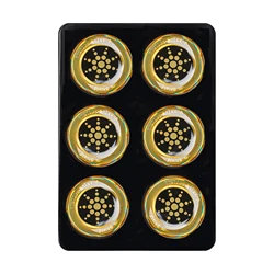 EMF Protection Anti - Radiation Sticker Set - 6 Pack (Gold 6PCS)