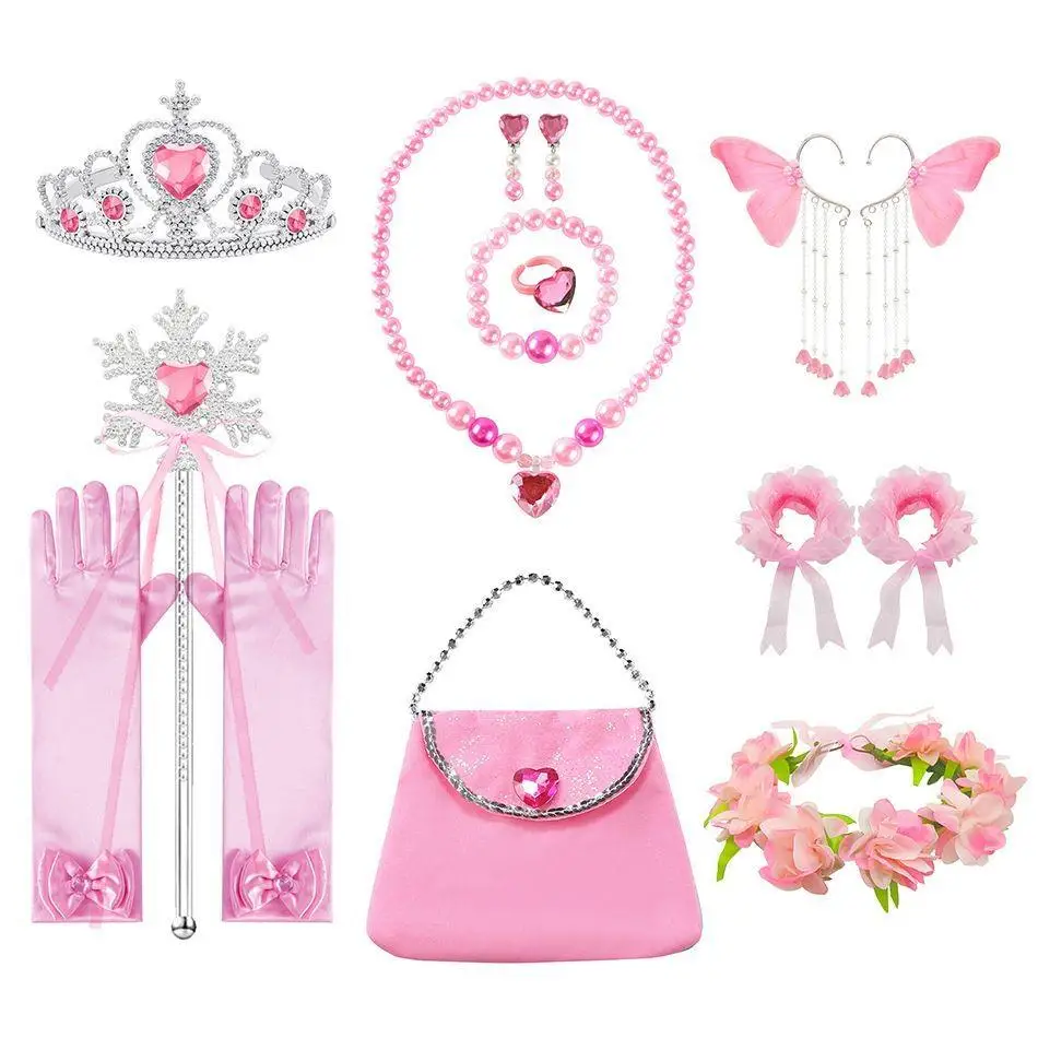 Girls Princess Pink Dress Children Rapunzel Pink Clothing Girls Spring Autumn and Winter Velvet Dress Kids Stage Performs Clothe