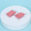 2Pcs/Set Miniature Bed Pillow Cushions Sofa Couch For 1/12 Dollhouse Mini Bedroom Living Room Decor Accessories 3