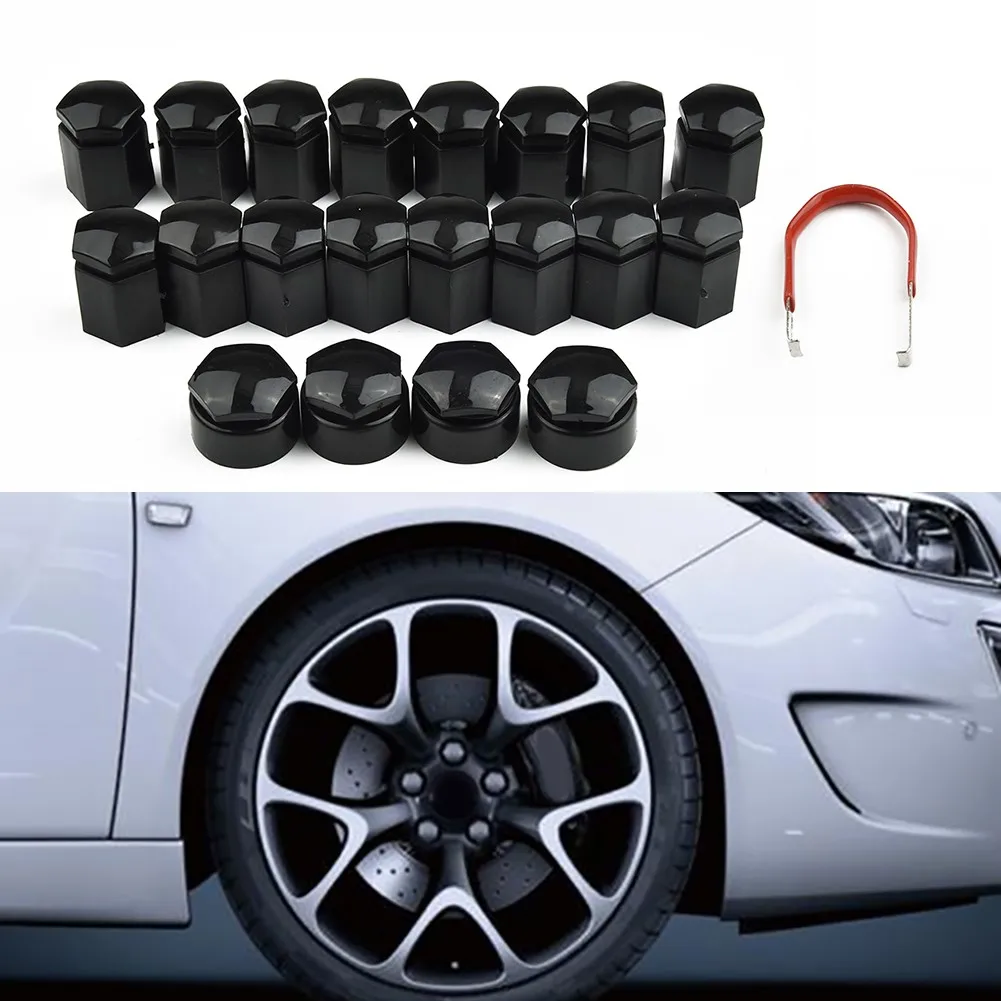 Locking Wheel Nut Covers (Dark Grey) For Vauxhall Astra, Mokka, Insignia, Zafira 11 thumbnail image
