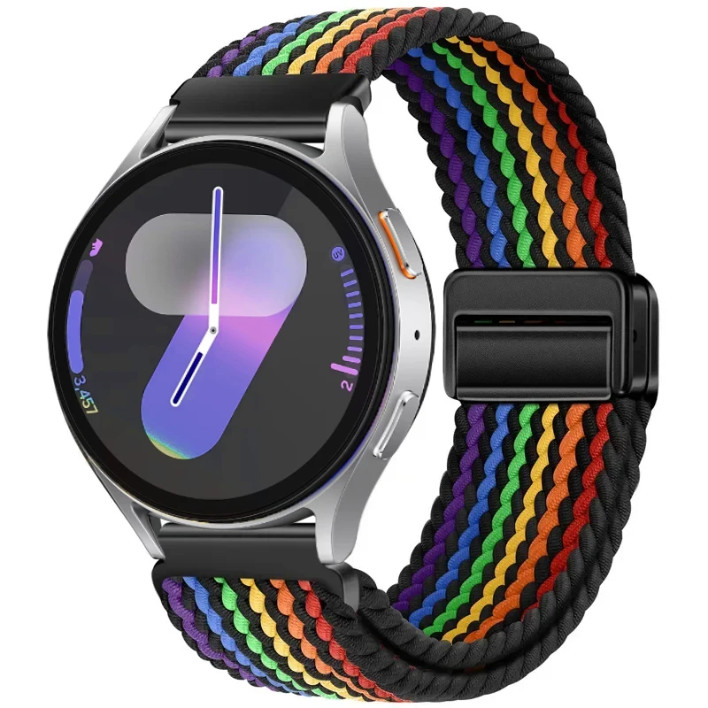 Braided Nylon Magnetic Bracelet Strap - 20mm/22mm