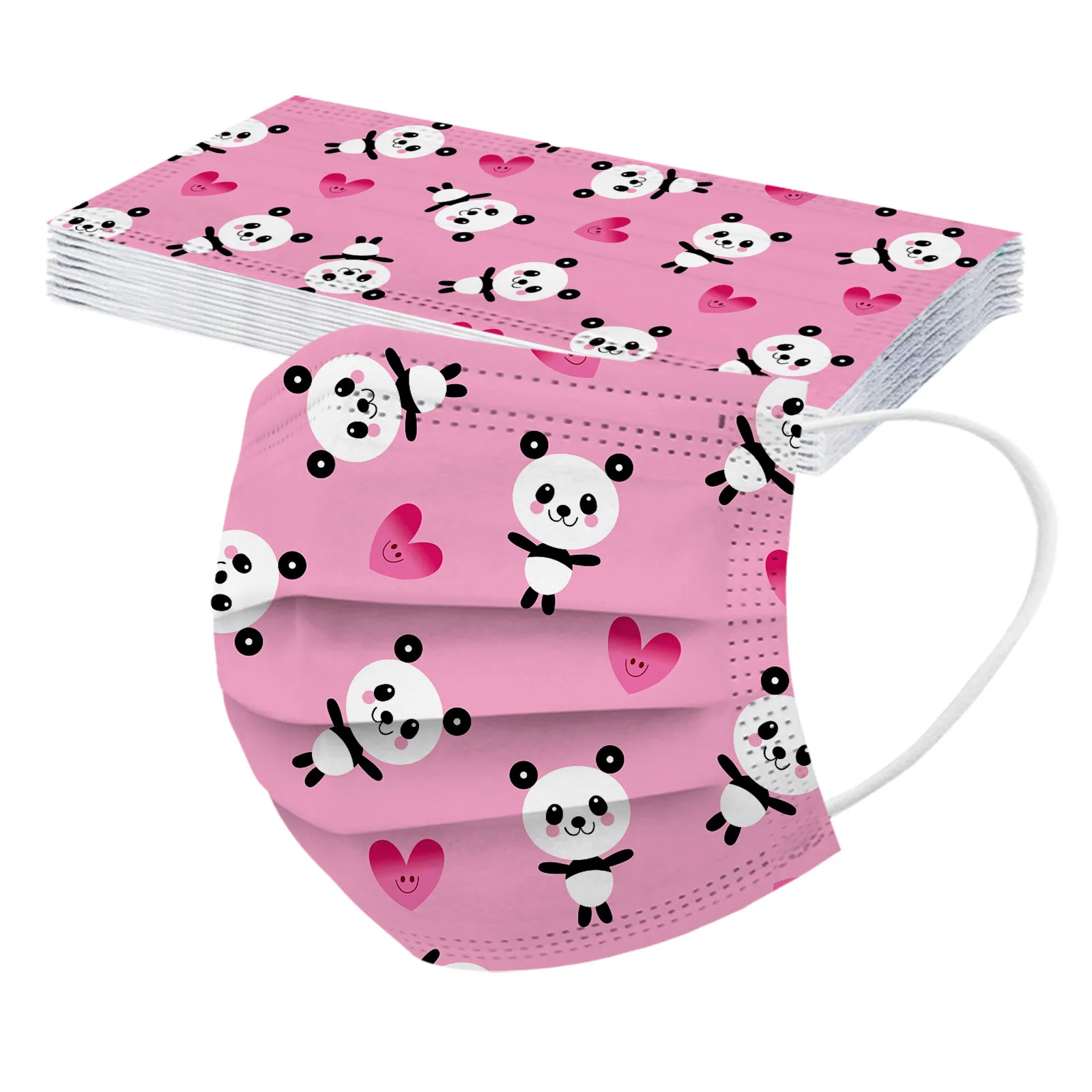 Child Kids Mask Disposable Face Mask Industrial 3Ply Ear Loop 50PC Outdoor Dust-Proof Face Protective Disposable face mask disposable face mask