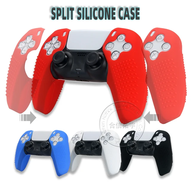 1 Pair Silicone Cover Skin Rubber Case for PlayStation 4 PS4 Wireless  Controller