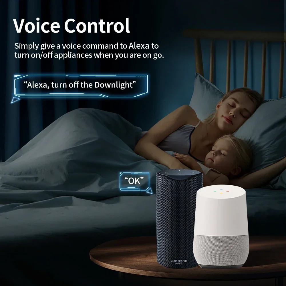 TNCE Tuya WiFi/Zigbee 스마트 플러그 16A/20A EU 스마트 소켓, 전력 모니터링 타이밍 기능 포함 Alexa GoogleHome과 함께 작동