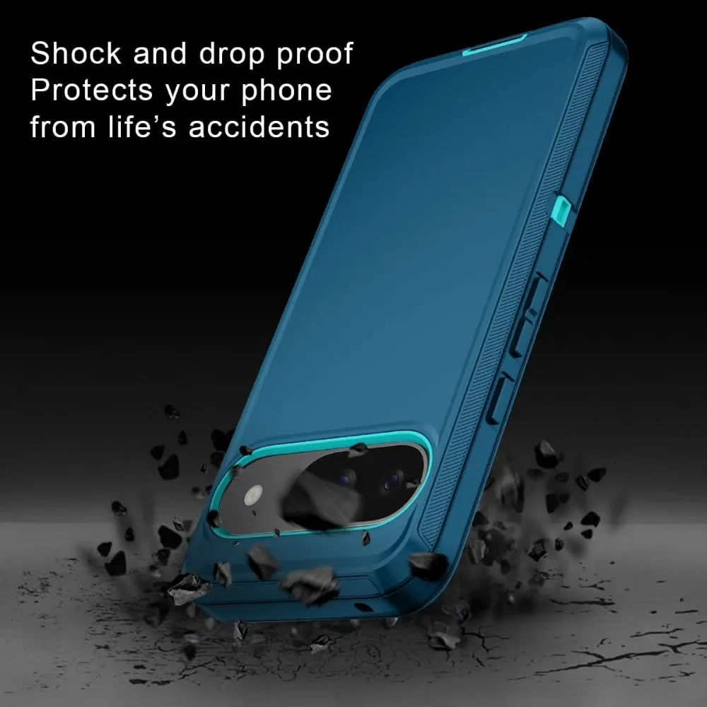 3-in-1 Heavy Duty Military Grade Anti-Drop Shockproof Protective Case Cover
