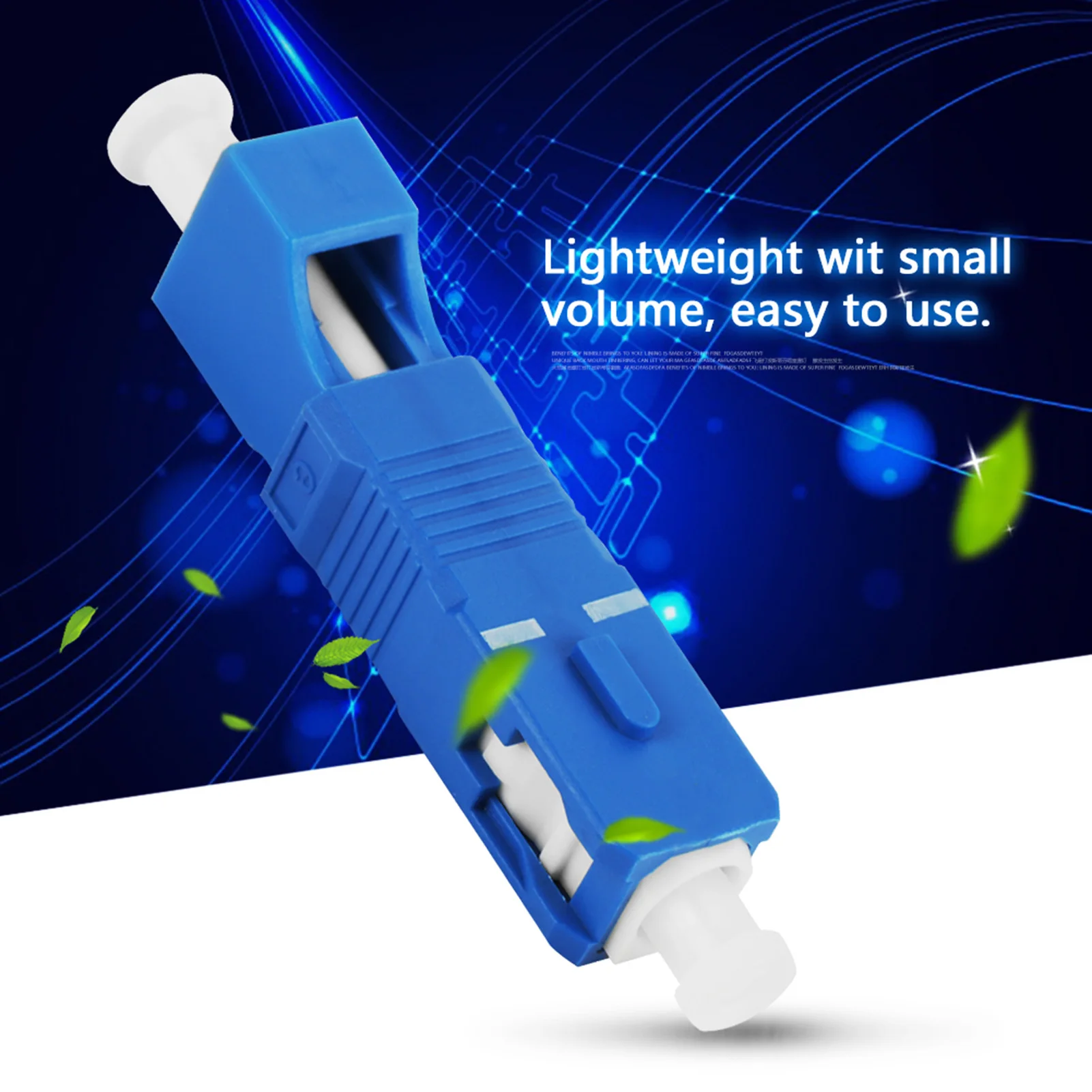 Single Mode SC Male to LC Female Fiber Optic Adapter
