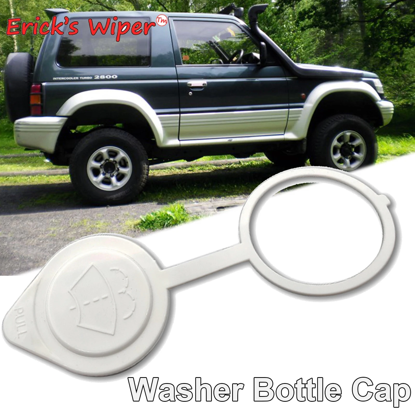 

Erick's Wiper Front Wiper Washer Fluid Reservoir Bottle Lid Cap Cover For Mitsubishi Pajero Мицубиси Паджеро 2 FTO MK2 91 - 99