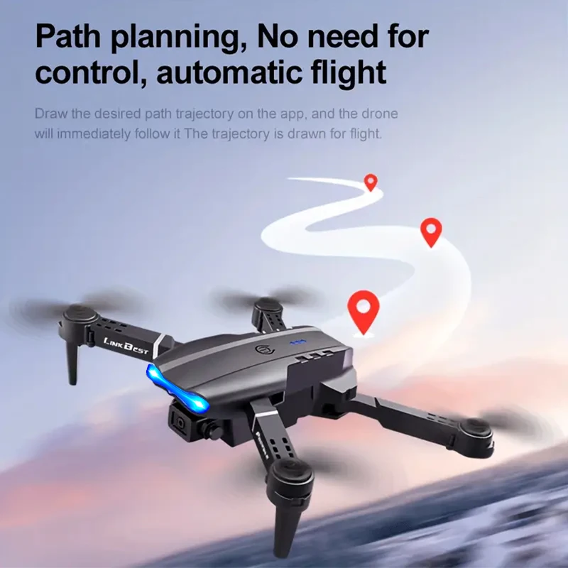 Dual Camera FPV Foldable Drone – RC Quadcopter with Optical Flow Hover, APP Control & Path Flight | Beginner-Friendly Drone Toy 8