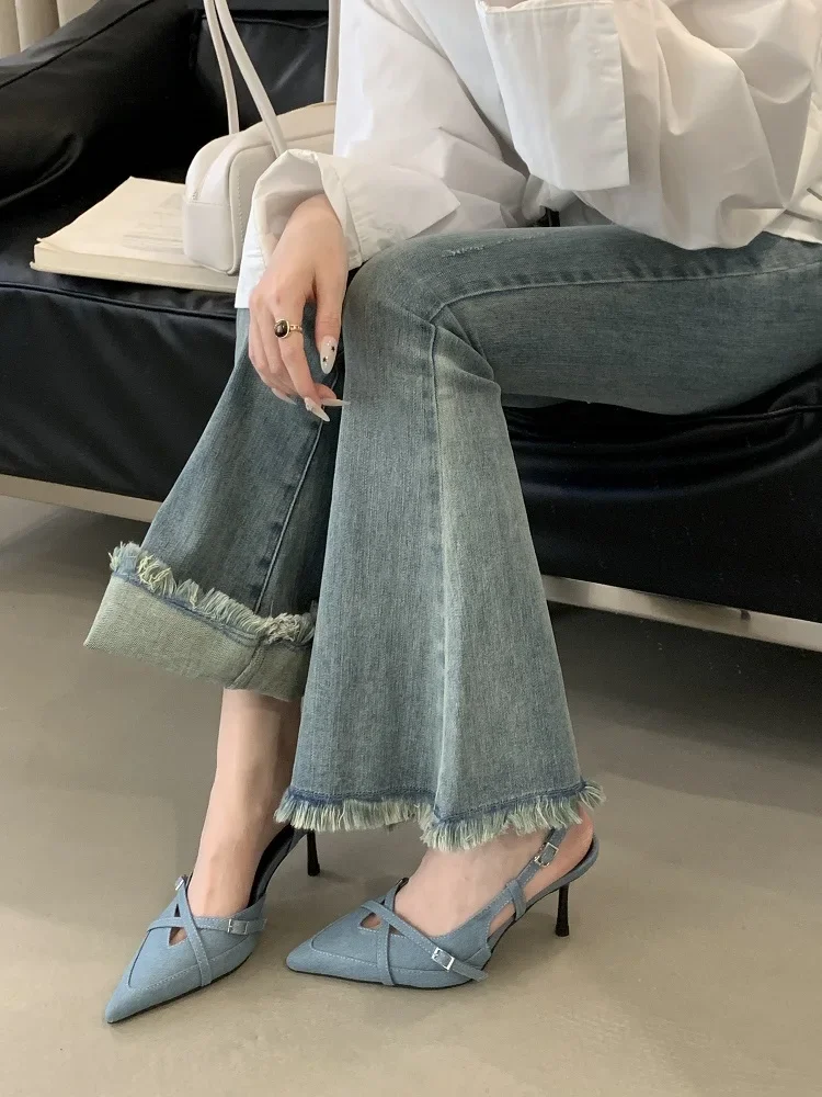 New Design Sexy Buckle Strap Women Pumps Elegant Pointed Toe Thin High Heels Banquet Party Slingback Shoes Sc589692189e94f38aecb7948d5893fd9B