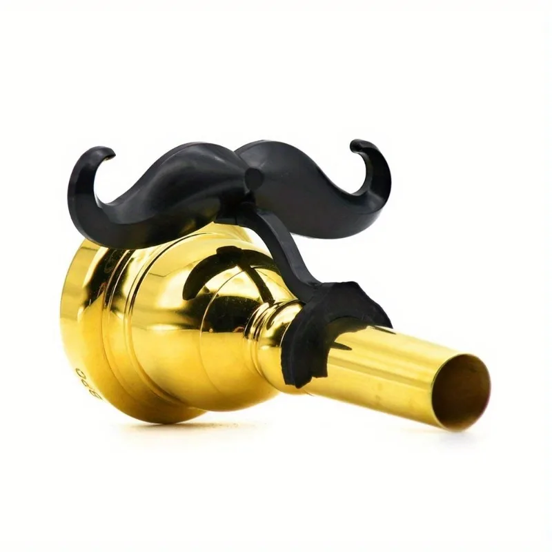 High Quality Trombone Clip On Mustache Euphonium Mouthpieces Funny Mustache Black Instrument Accessory Portable Musician Gear