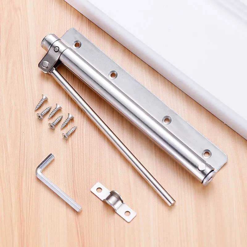 Stainless Steel Door Closer Automatic Door Closer Invisible Spring er Home Light Simple Cierra Puertas
