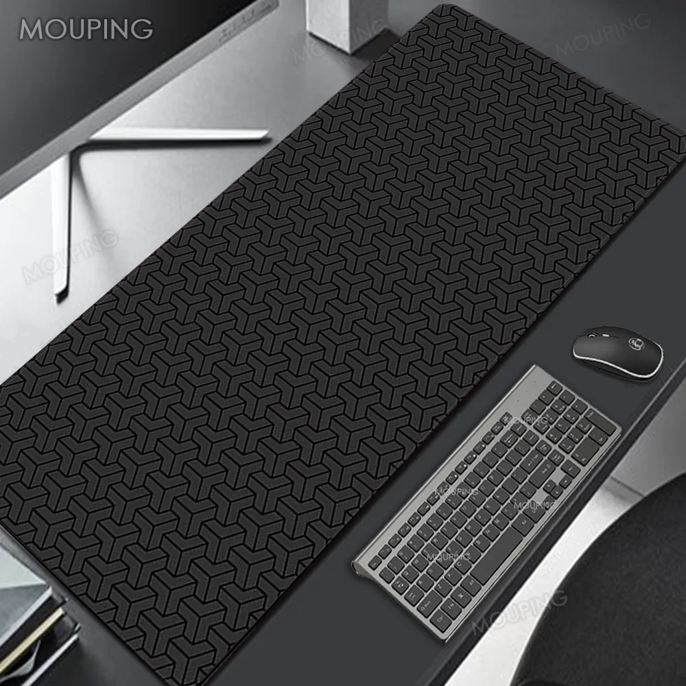 Deskmat Tapete Acessórios de Mesa Gamer Mause Almofada de Rato Branco e Preto Grande Mousepad 900×400 Mesas de Escritório Tapete Dropshipping