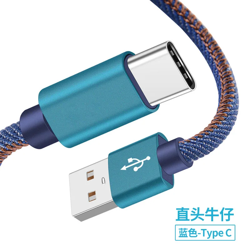 

For Samsung S10 S9 Xiaomi Mi 9 Fast Charging Data Phone Charger Wire Type-C Cable USB-C Cord for Huawei P30 20USB Type C Cable
