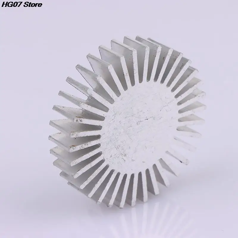 

High Quality 1PCS 5cm COB Radiator Diameter 50mm 3~7W High Power Led Heatsink Sunflower Solid Radiator Round Alloy Aluminum