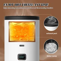 Machine à café expresso portable électrique sans fil pour voiture et maison, cafetière de camping 3-en-1, compatible capsules et poudre, machine à café de voyage USB, machine à expresso pour voiture, maison et voyage, chauffage rapide, design compact 4