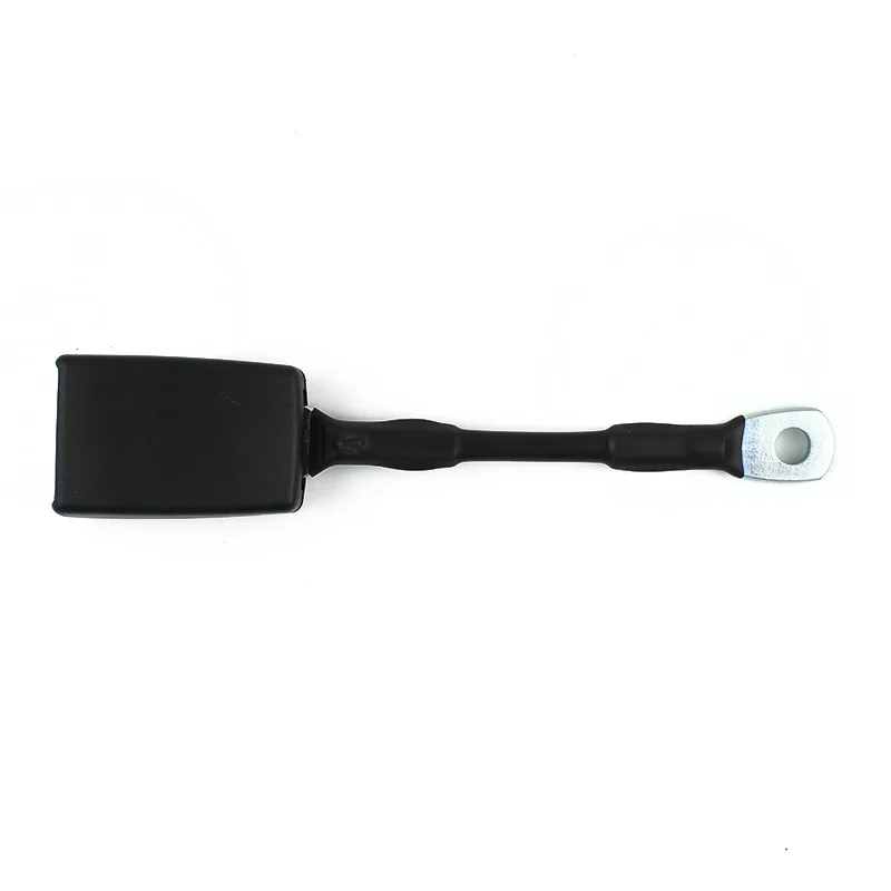 Long Stalk L=225mm Black Color 21.5mm Tongue Plastic Car Seat Belt Buckle (FED017-225)