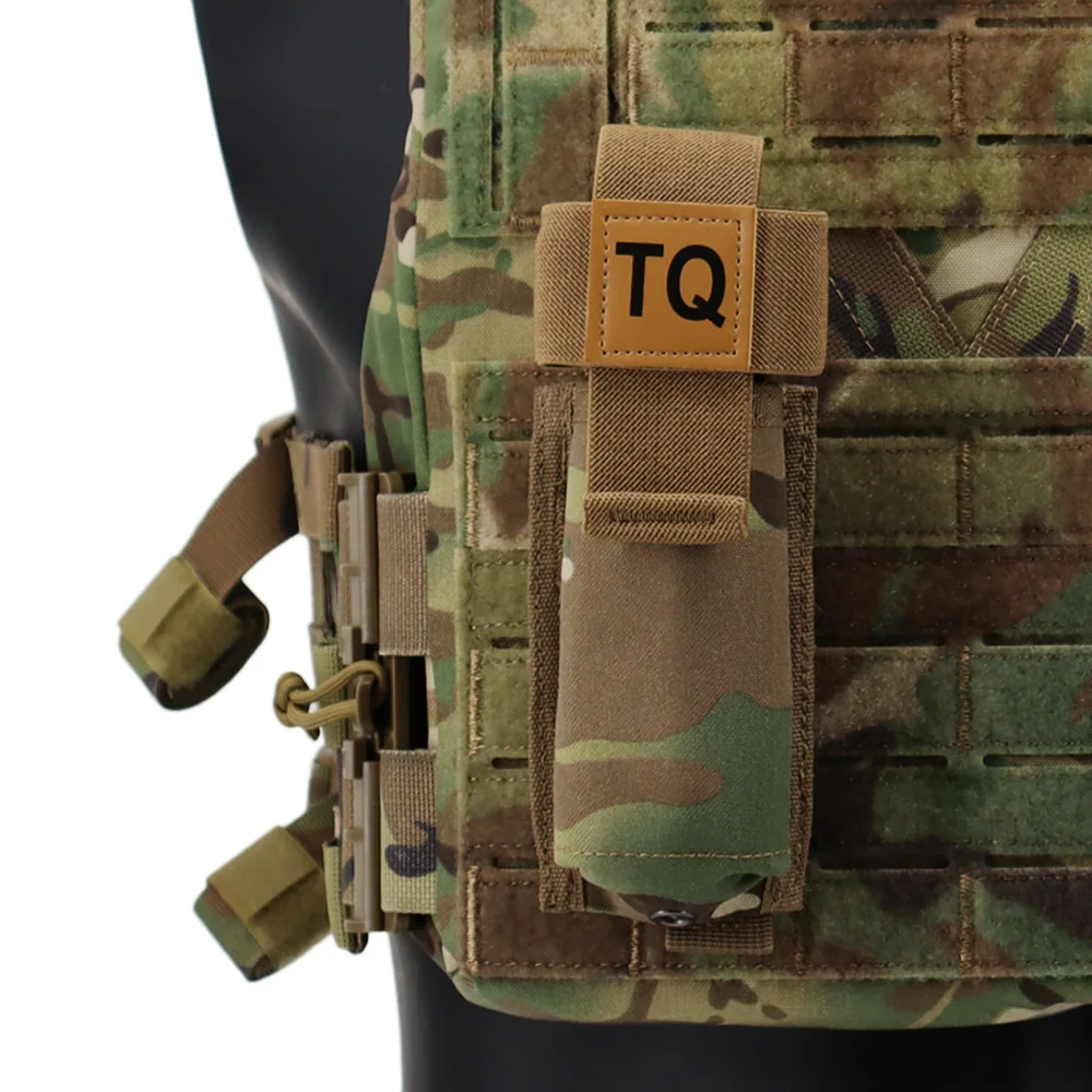 New Style Tactical Tourniquet Pouch TQ Holder EMT Trauma Kit Pouch For Hunting Vest Backpack Molle System 5