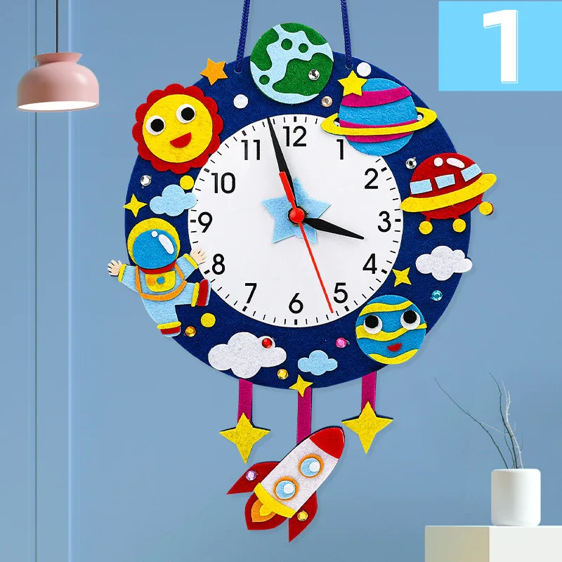 Manualidad Reloj Hecho En Carton Math Clocks For Classroom DIY