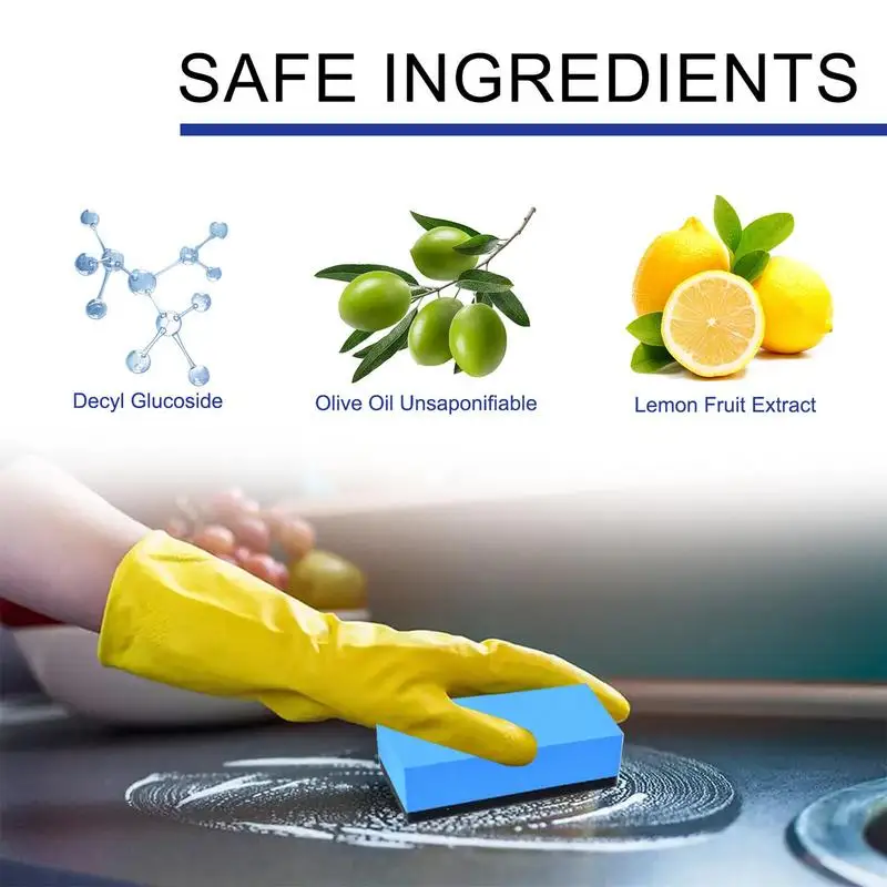 Concentrated Heavy Oil Pollution Cleaner Household Strong Degreasing Cleaning Bubble Powder Kitchen Oil Foam Remover 100g oil cleaner kitchen cleaner