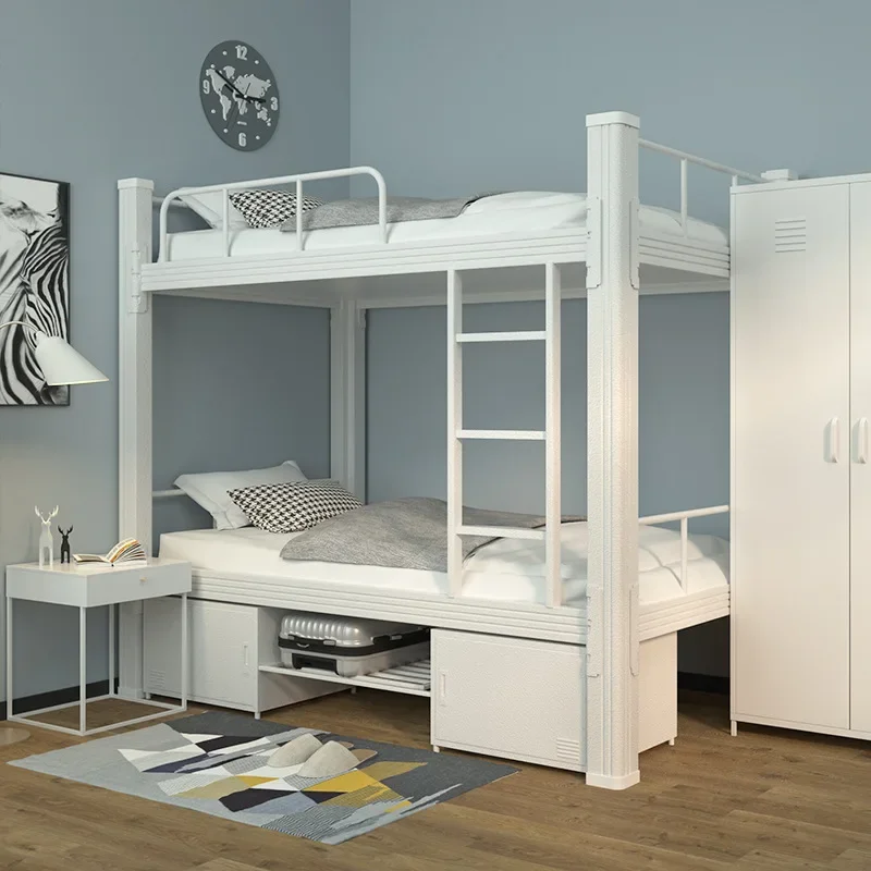 

Bunk beds, student dormitory shelf beds, staff bunk beds, apartment high and low beds, 1.2 meters single wrought iron beds