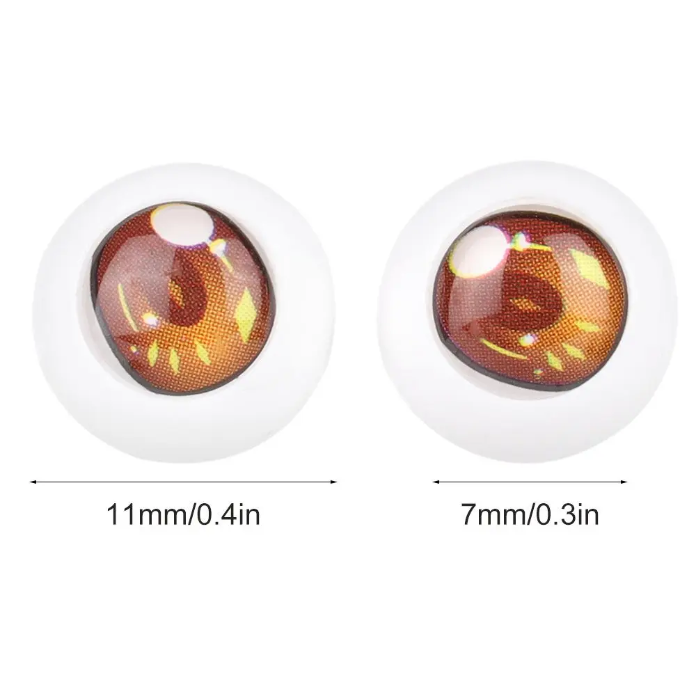 Plastic Doll Safety Eyes for BJD Dolls DIY Accessories