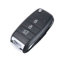 Premium Car Key Fob Case Shell Housing - Durable Flip Folding Design for 3 Bottons (HY20   Blade)