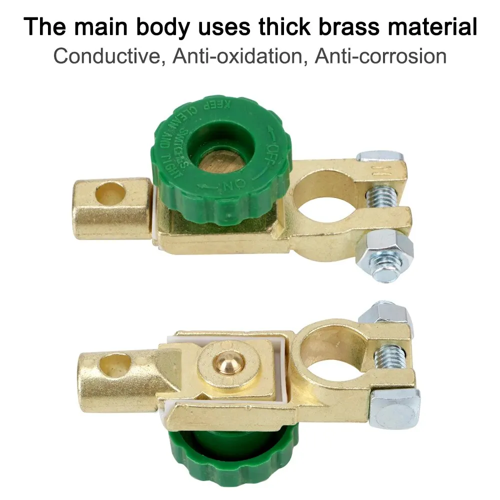 Universal Car Battery Switch Terminal Isolator Control Quick Cut-off Protector for Boat Marine Caravan RV