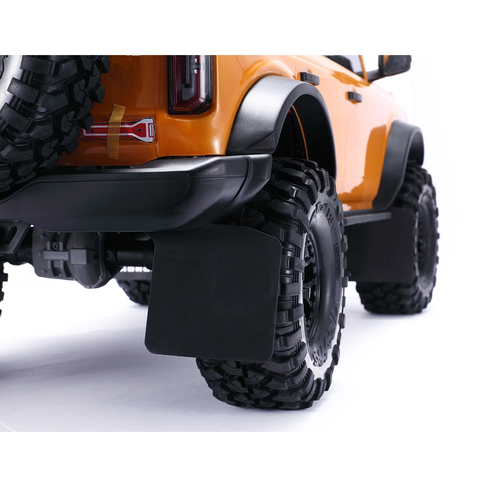 

DJ Mudflaps Rubber Mudguard Fender for 1/10 New Bronco 2021 T4 Retrofit Metal Bracket RC Crawler Car Parts Accessories rc carros