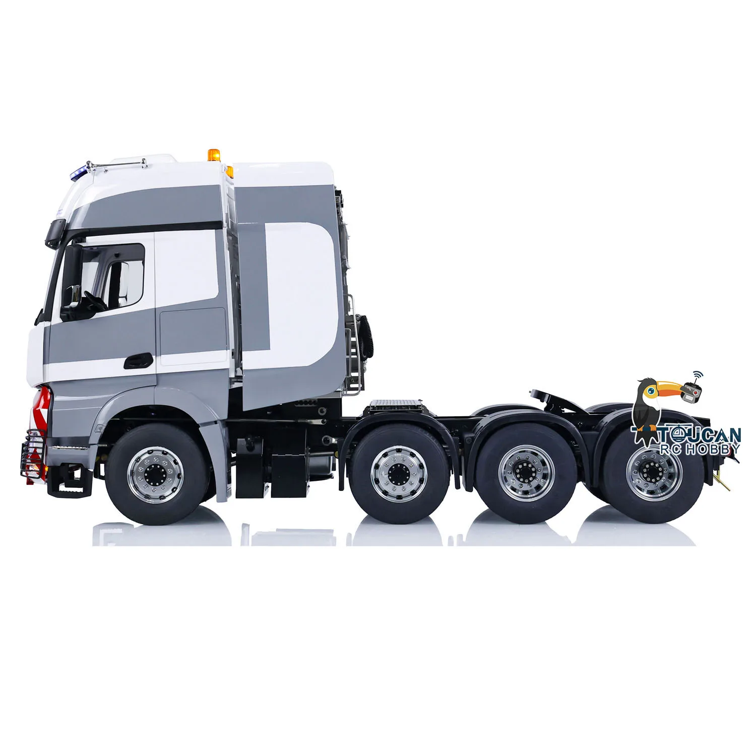 Toys DIY Painted LESU 1/14 Metal Chassis 8x8 RC Tractor Truck Remote Control Cars Smoke Sound Finished Machine Model for Boy 3