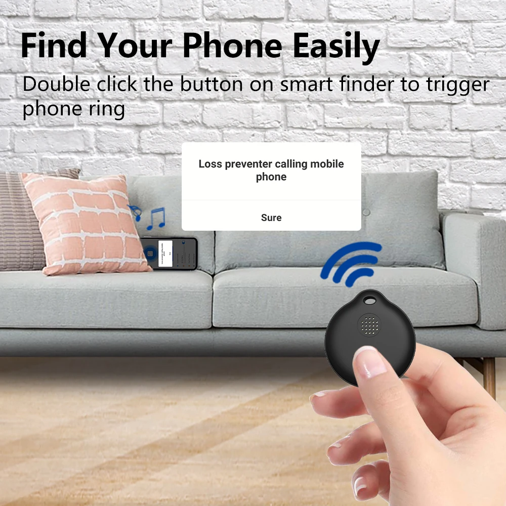 Tuya Smart Tag Anti Lost Alarm Wireless Bluetooth Mini GPS Tracker Smart Home APP Search Location