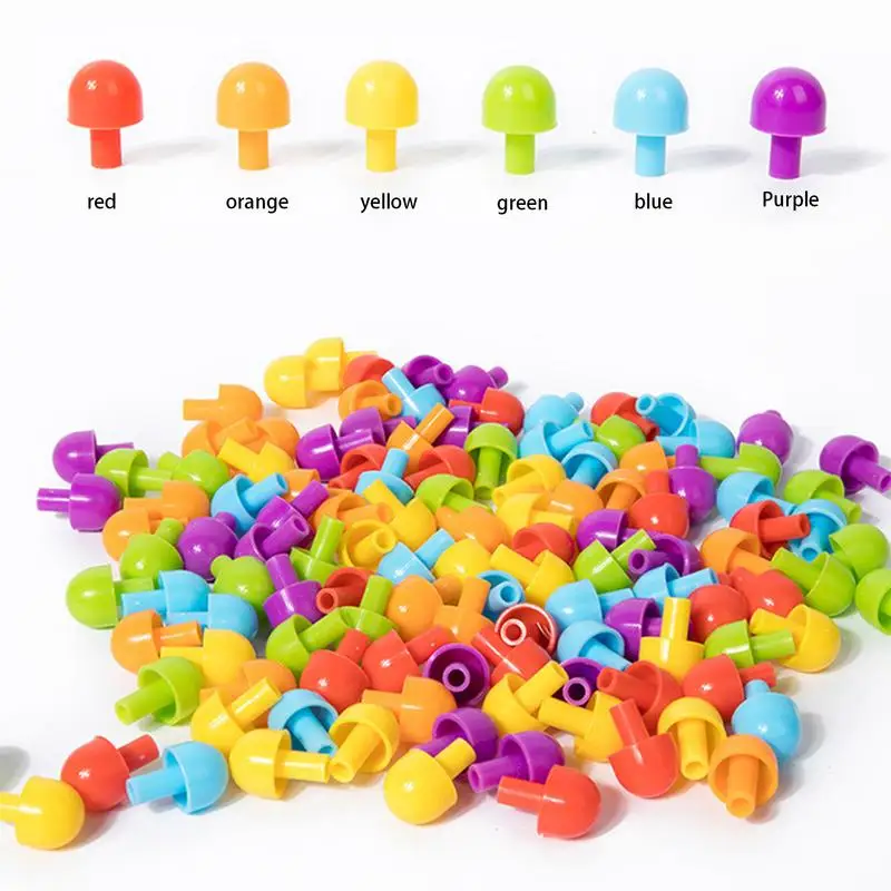 Wooden Peg Puzzles Wooden Cartoon Pegboard Toy Creative Kids Game Early Education Supplies For Preschool Nursery Kindergarten