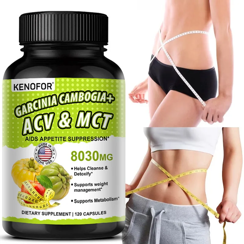 

Kenofor Men and Women's Powerful Weight Loss Capsules - ACV and MCT - Fast Weight Loss Fat Burning Face Slimming Reduce Appetite