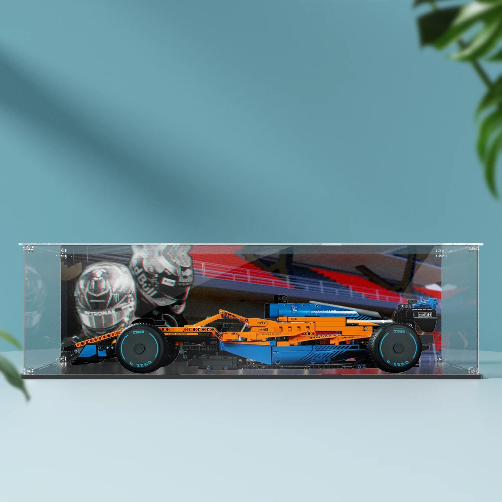 Acrylic Display Box for Lego 42141 Display Case Building block Dustproof Clear Model car storage box 70x30x20cm 2